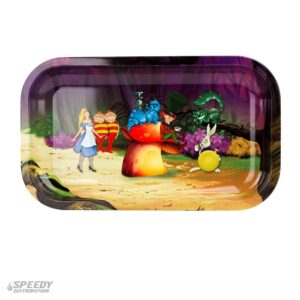 V-SYNDICATE METAL ROLLING TRAY - ALICE MUSHROOM