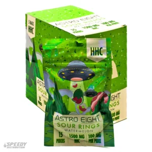 ASTRO EIGHT HHC GUMMIES 1500MG 5CT WATERMELON