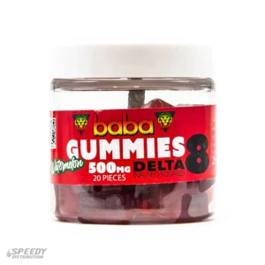 BABA DELTA 8 GUMMIES 500MG WATERMELON