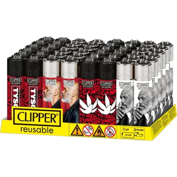 CLIPPER - TYSON 2.0 - LIGHTERS - 48CT DISPLAY - TYSON SMOKE - 9300