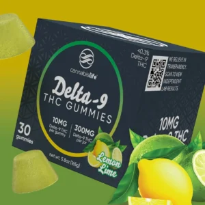 CANNABISLIFE - DELTA 9 - GUMMIES - LEMON LIME - 300MG