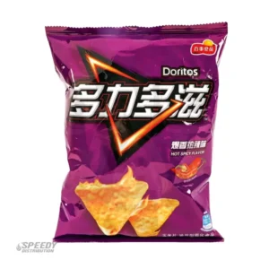 DORITOS EXOTIC CHIPS HOT & SPICY