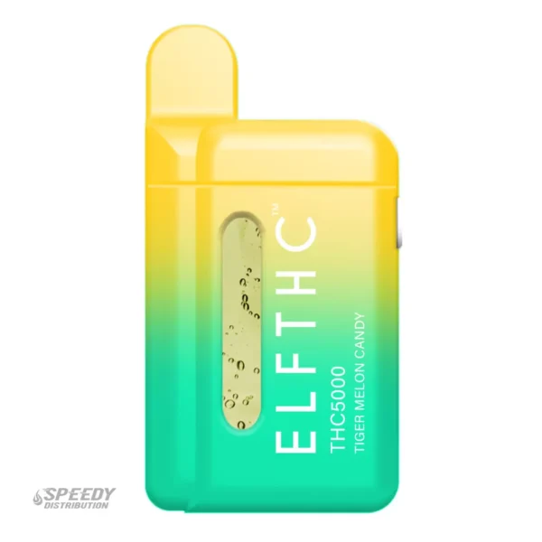 ELDARIN BLEND D8 LIVE RESIN 5000MG DISPOSABLES TIGER MELON CANDY