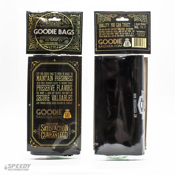 GOODIE BAGS BLACK MEDIUM