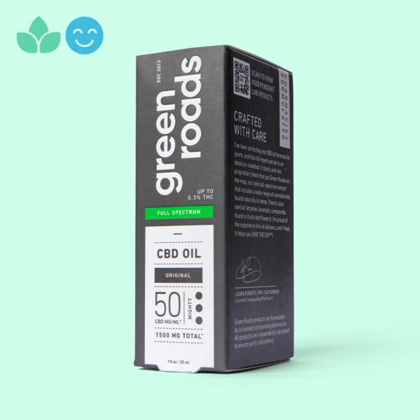 GREEN ROADS - FULL SPECTRUM - CBD OIL - 1500MG