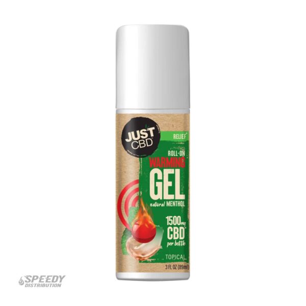 JUST CBD HEAT RELIEF GEL ROLL ON 350MG