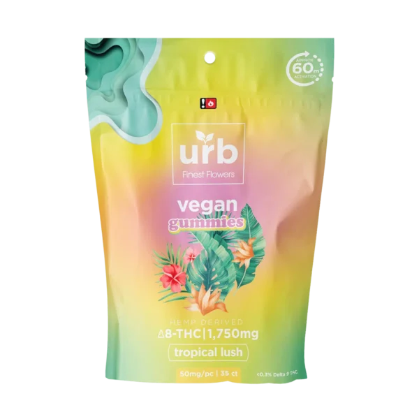 URB - D10+D8 - VEGAN - GUMMIES - 1750MG - TROPICAL LUSH