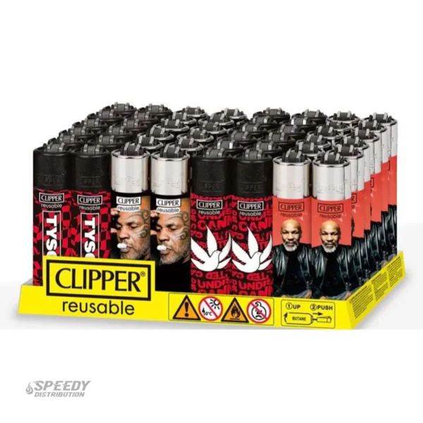 CLIPPER TYSON 2.0 LIGHTERS 48CT DISPLAY - 9331