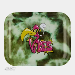 VIBES - ROLLING TRAY - FLAMINGO LARGE