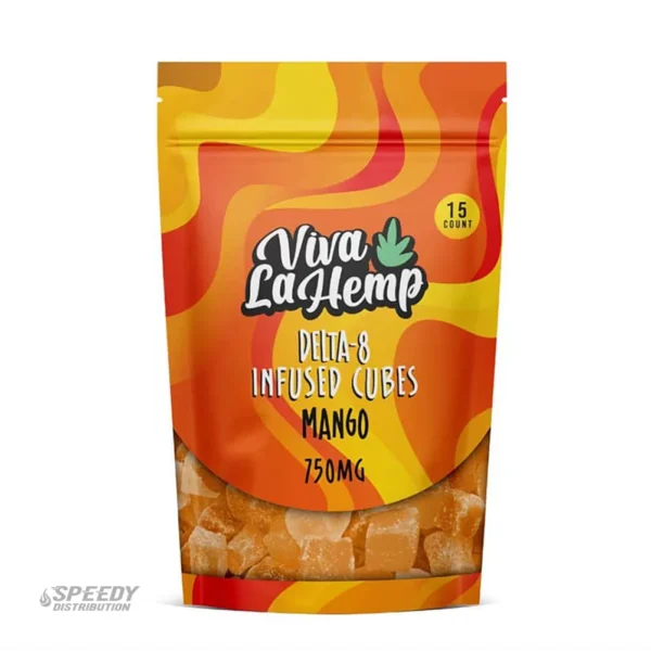 Viva La Hemp Exotic Blend D8/HHC/CBN 5CT 750MG CUBES MANGO