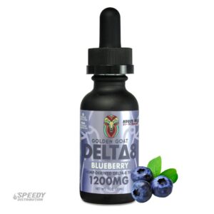 GOLDEN GOAT DELTA8 TINCTURE - BLURASPBERRY