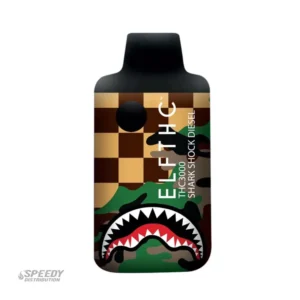 ELF THC D8+THCP+THCX 3G DISPOSABLE - 5CT SHARK SHOCK DIESEL