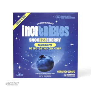 INCREDIBLES SLEEPY D9/D8/CBN/THCP GUMMIES 10CT - 600MG