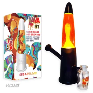 LAVA LIT WATER PIPE ASSORTED COLORS