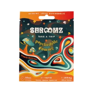 SHROOMZ GUMMIES 12CT 1200MG PEACH RETREAT