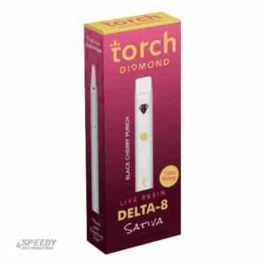 TORCH DIAMOND D8 LR 2G DISPOSABLE 5CT BLACK CHERRY PUNCH