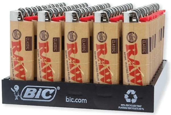 BIC - LIGHTERS - RAW CLASSIC - 50CT DISPLAY